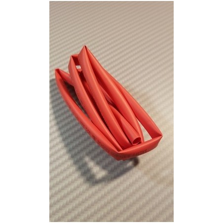 Gaine thermorétractable 6 mm rouge