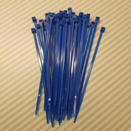 Collier rilsan Bleu 2.5x100mm - 50 pcs - CORALLY