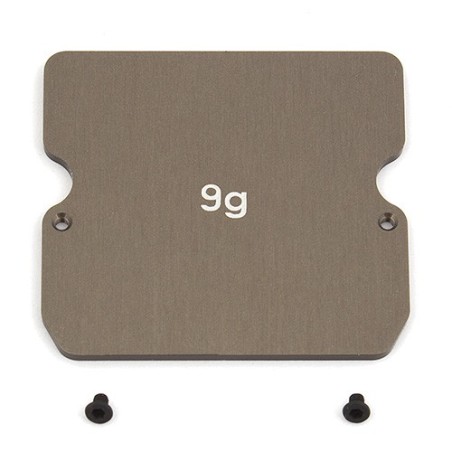 ASSO B6 plaque de lest 9gr en aluminium