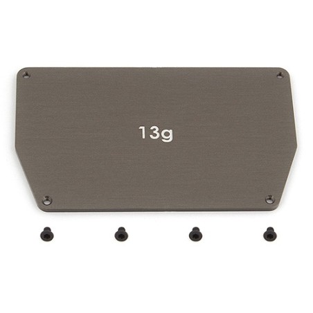 ASSO B6 plaque de lest 13gr en aluminium