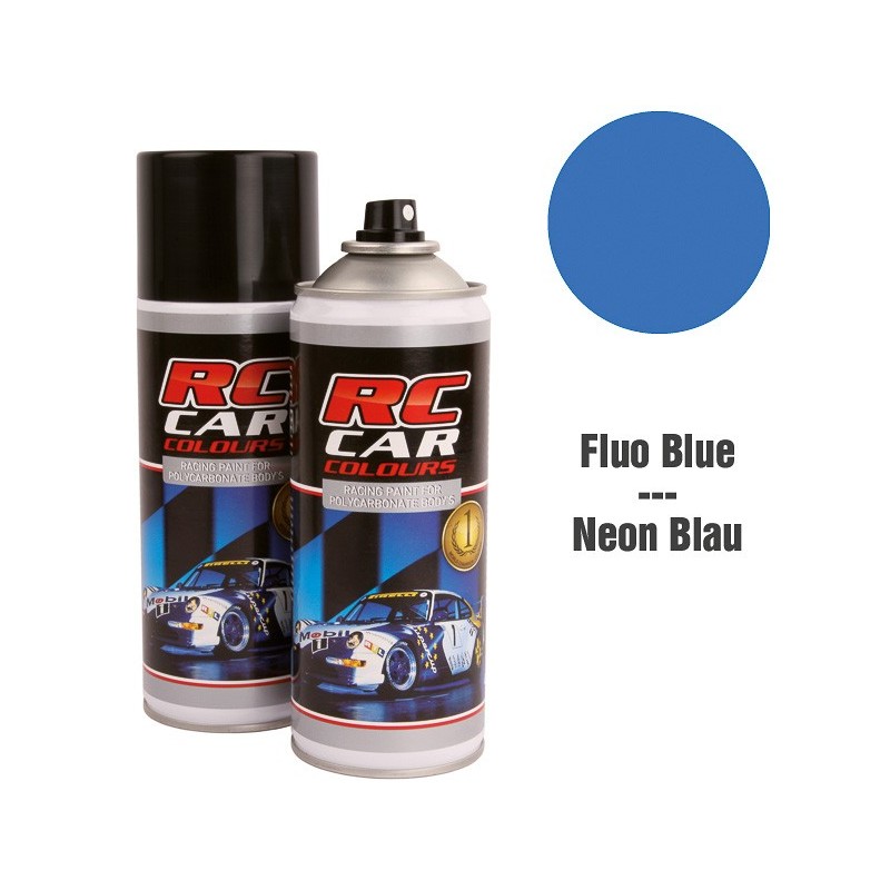 Peinture RC CAR pour LEXAN Bleu fluo - 150ml