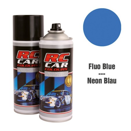 Peinture RC CAR pour LEXAN Bleu fluo - 150ml