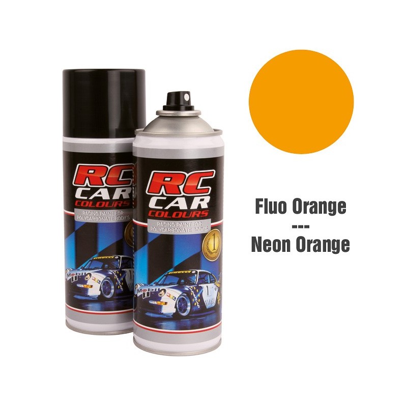 Peinture RC CAR pour LEXAN Orange fluo - 150ml