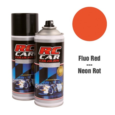 Peinture RC CAR pour LEXAN Rouge fluo - 150ml