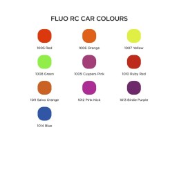 Peinture RC CAR pour LEXAN Bleu fluo - 150ml