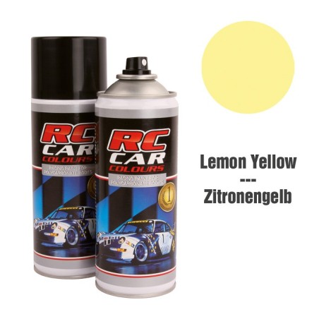 Peinture RC CAR pour LEXAN Jaune pale - 150ml