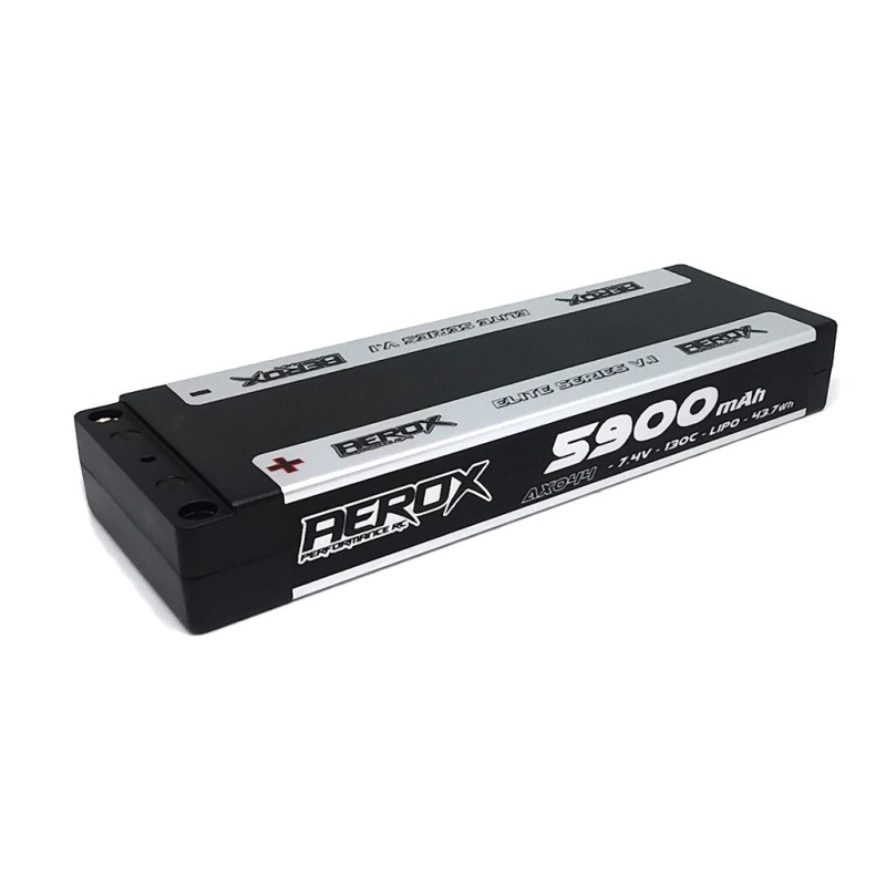 AEROX ELITE LIPO 5900MAH STICK 7.4V 130C 19.5MM