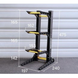 Rack présentoir pour 3 châssis 1/10 - KOSWORK