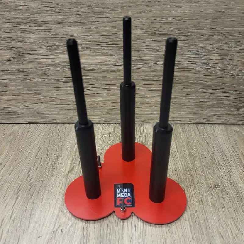 Support pour pneus PRO10 rouge - 3 trains