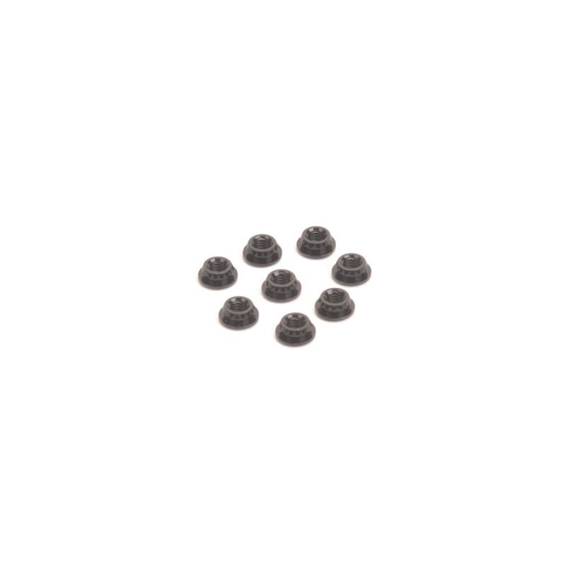 Inserts M3 aluminium noir (8) pour composite Inserts M3 aluminium noir (8) pour composite