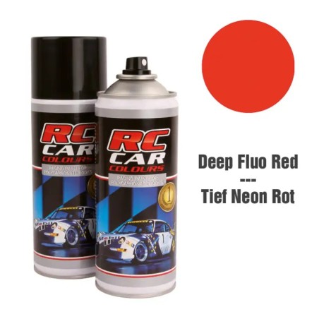 Peinture RC CAR pour LEXAN Rouge foncé fluo - 150ml