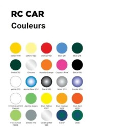 Peinture RC CAR pour LEXAN Blanche - 400ml