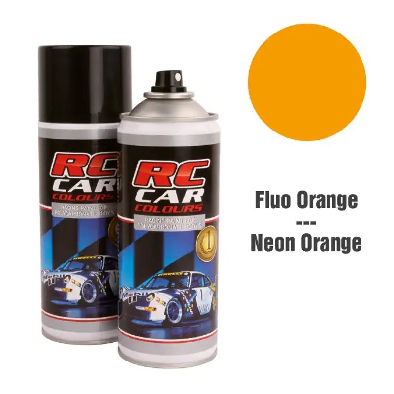 Peinture RC CAR pour LEXAN Orange fluo - 150ml Peinture RC CAR pour LEXAN Orange fluo - 150ml
