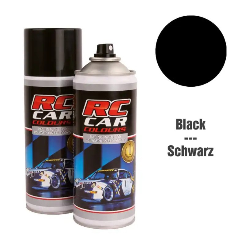 Peinture RC CAR pour LEXAN Noir - 150ml
