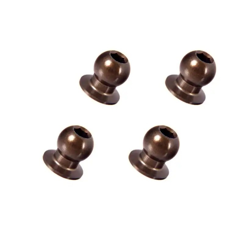 Lot de 4 boules aluminium 5mm Lot de 4 boules aluminium 5mm