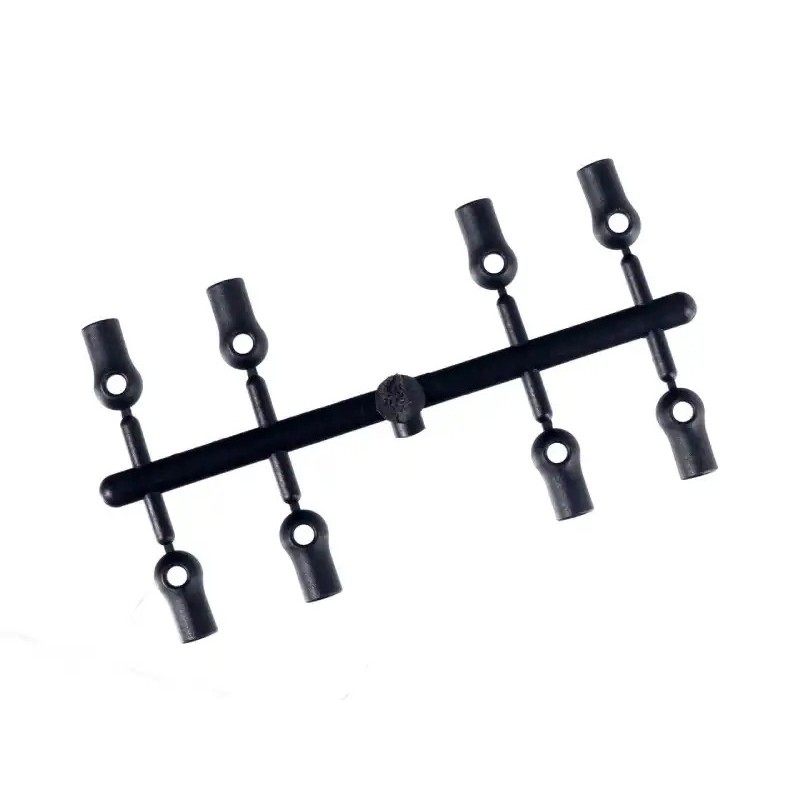 Lot de 8 chapes plastique courtes