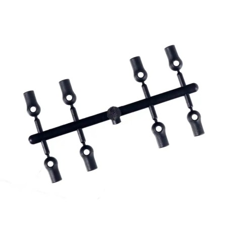 Lot de 8 chapes plastique courtes