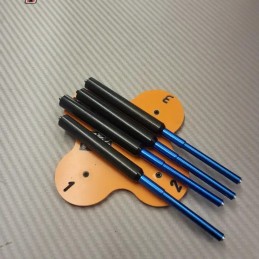 Support orange compact pour pneus 1/12 - 4 trains