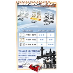 Ressorts latéraux C0.9 gold (2) - XRAY