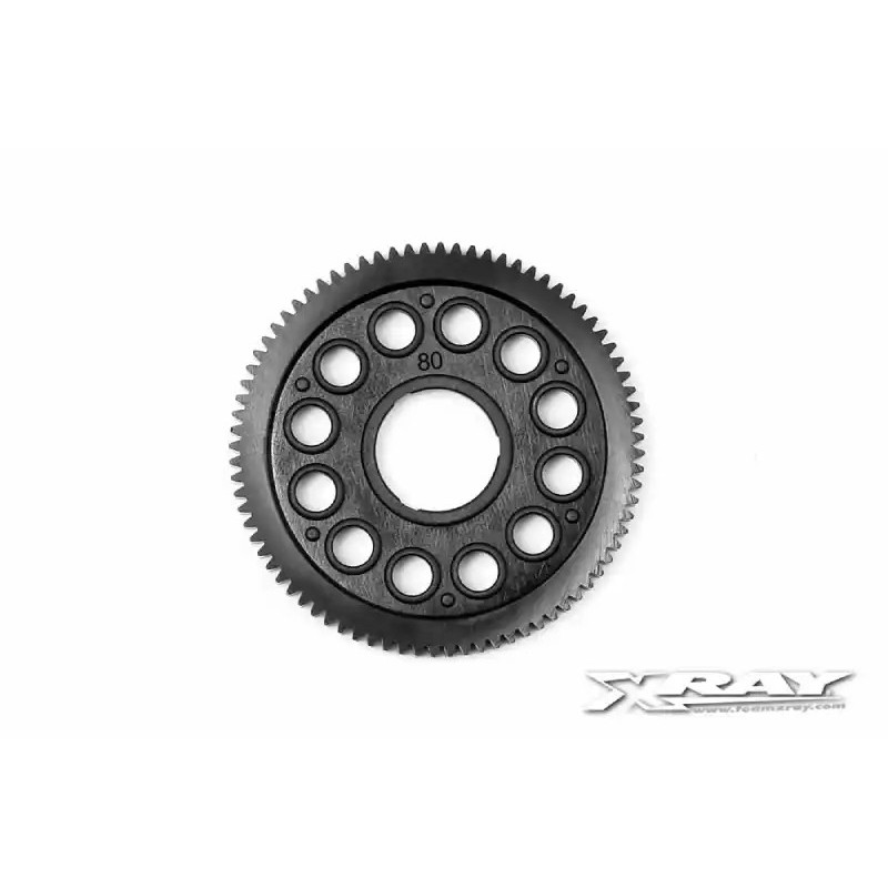 Couronne 80 dents 64 Dp - XRAY
