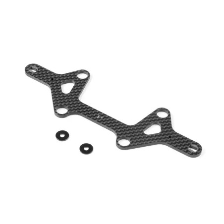 X12 Triangle inférieur avant carbone +1mm - XRAY 372141