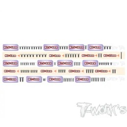 Kit de Vis Titane UFO pour XRAY X12 2026 (92pcs)