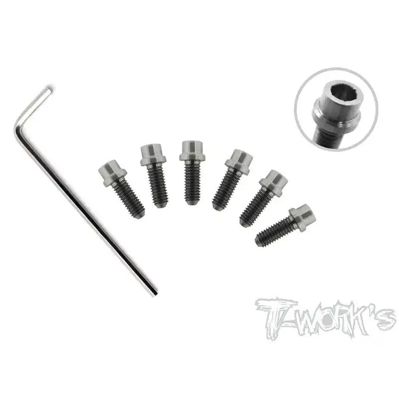 Set de Vis Titane Allégées de Roues pour X12 & S120 (6 Pcs)