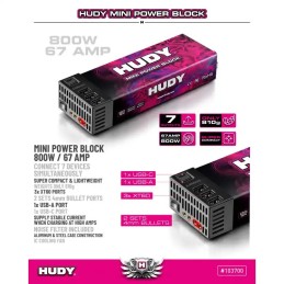 Alimentation 800W / 67A - HUDY