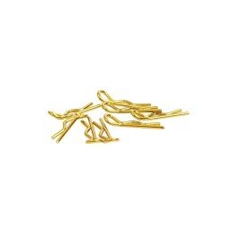 clips carrosserie gold 1/10 coudés lot de 8
