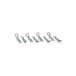 clips carrosserie 6mm pour 1/12 coudés - XRAY