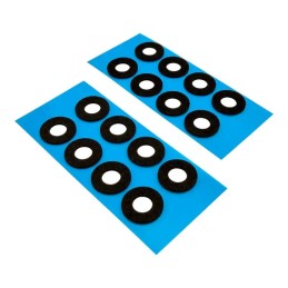 Kit mousse adhésive pour plots de carrosserie de 5/6 mm (16 pièces)