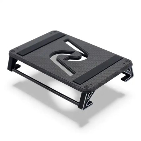 Support de voiture en carbone INOV8 3DX pour voitures 1/10 et 1/12 (argent)