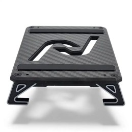 Support de voiture en carbone INOV8 3DX pour voitures 1/10 et 1/12 (argent)