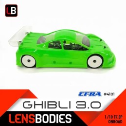 Carrosserie Lens 1/10 Touring Ghibli 3.0  - HOT RACE