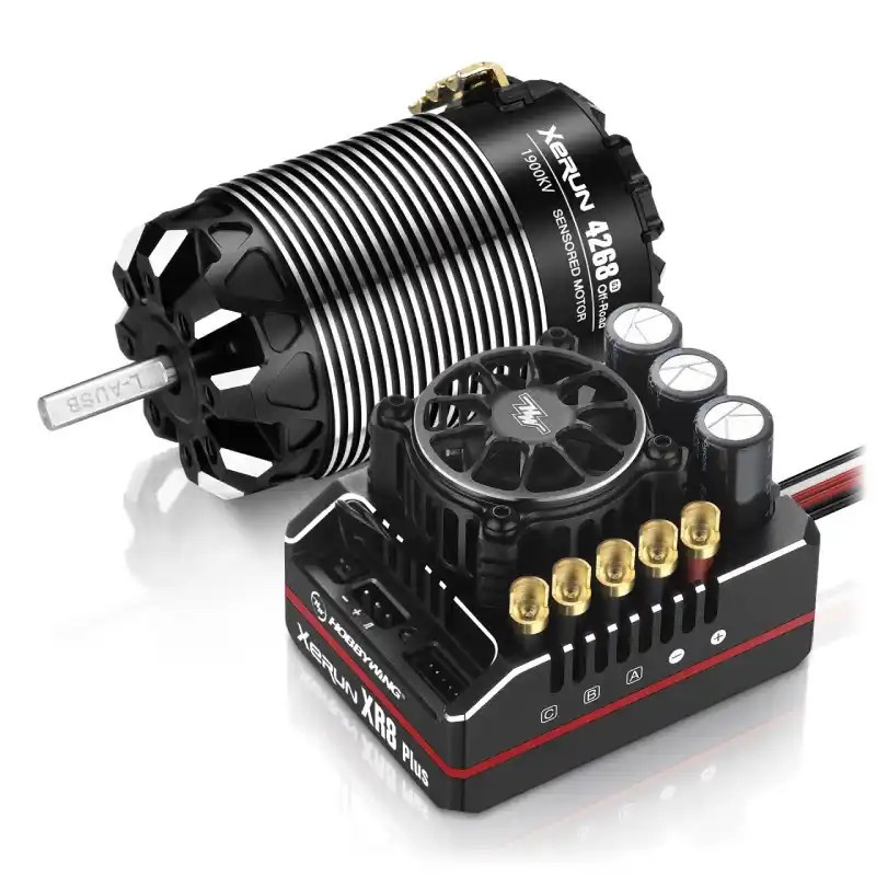 Combo XR8 G2S et moteur 4268 de 1900KV - HOBBYWING