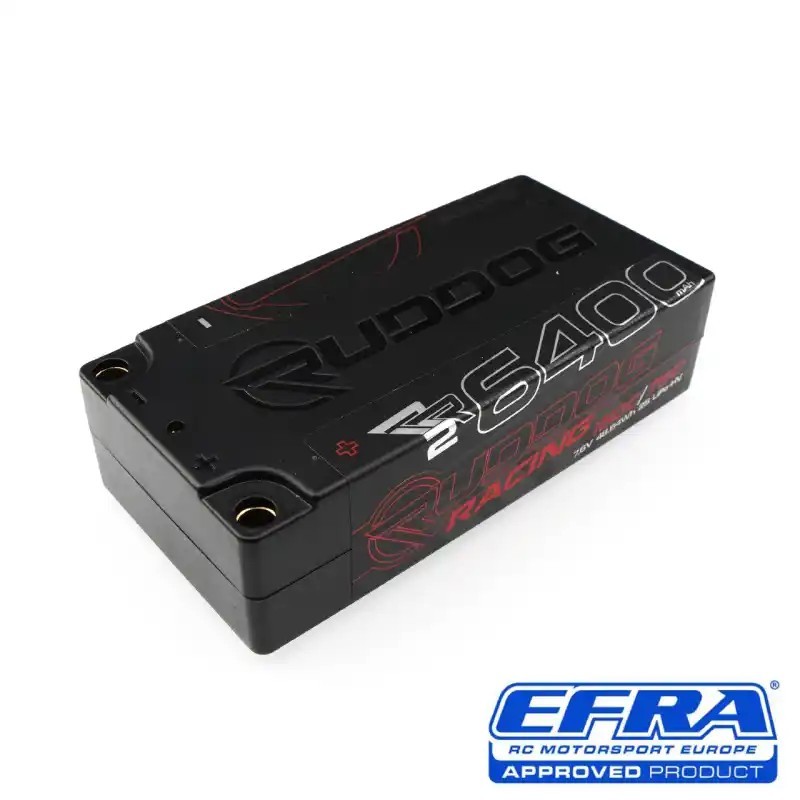 LIPO LIHV 2S 6400MAH SHORTY 7.6V - Ruddog