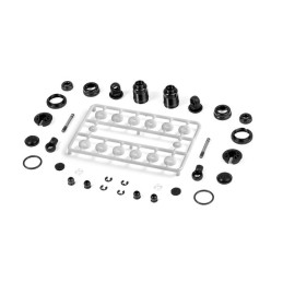 Jeu complet amortisseurs noir SLP (2) - XRAY