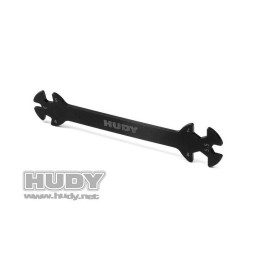 Clé plate pour écrous et biellettes - HUDY
